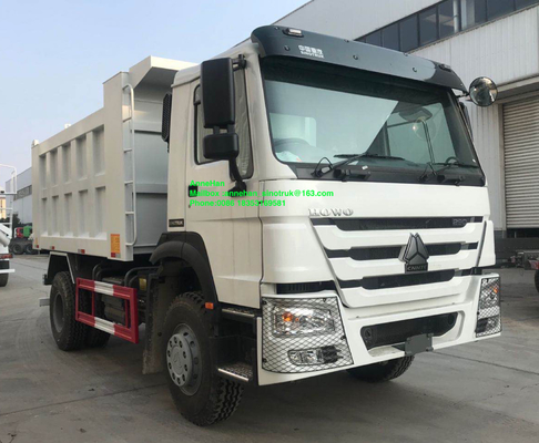 4x2 6 conduite à droite de levage résistante de camion à benne basculante des pneus 15M3 la mi