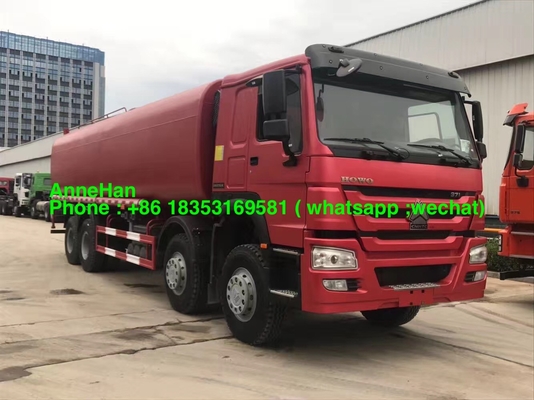 8x4 12 roule la remorque de réservoir d'eau de 371hp Sinotruk Howo7