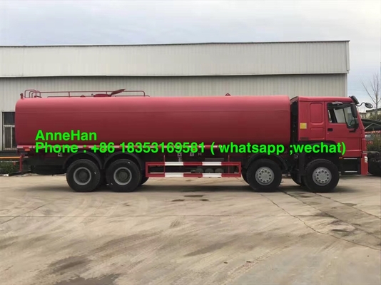 8x4 12 roule la remorque de réservoir d'eau de 371hp Sinotruk Howo7
