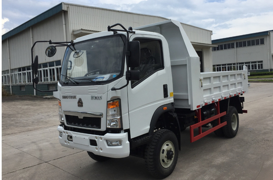 marque moyenne du camion à benne basculante de Sinotruk de l'euro 2 de 8Ton 4x4 ZZ1047E2815B180 Homan