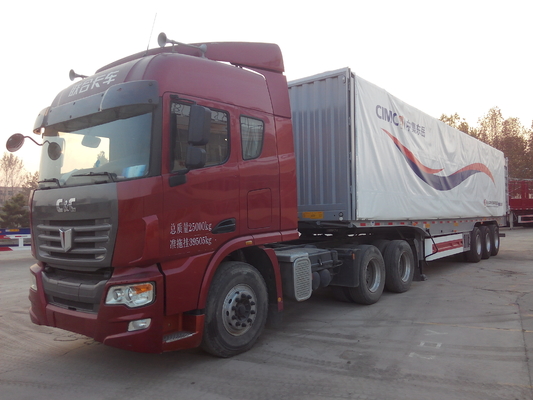 Remorques de Steel Box Van Heavy-duty Semi charge utile maximum 12000*2500*3600mm de 40 tonnes