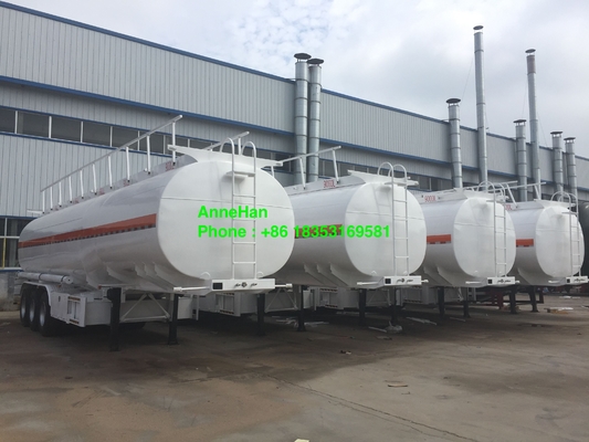 remorque d'essence et d'huile de réservoir des axes 60T 3 avec le pneu 12.00R20