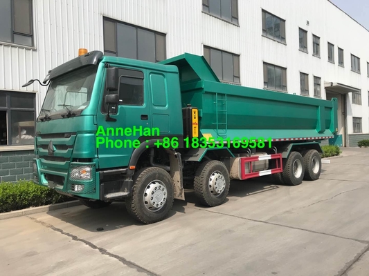 12 camion à benne basculante résistant des roues 25cbm 30cbm 8x4