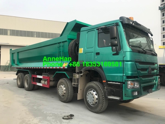 12 camion à benne basculante résistant des roues 25cbm 30cbm 8x4