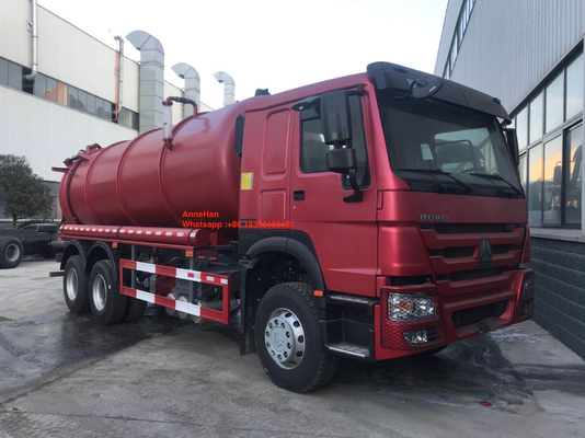 euro du camion 4x2 d'aspiration d'eaux d'égout de 95km/h 10M3 16M3 2 LHD