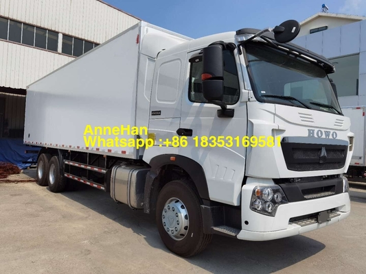 Réfrigérateur simple Van Cargo Truck des roues 8x4 de la cabine 12