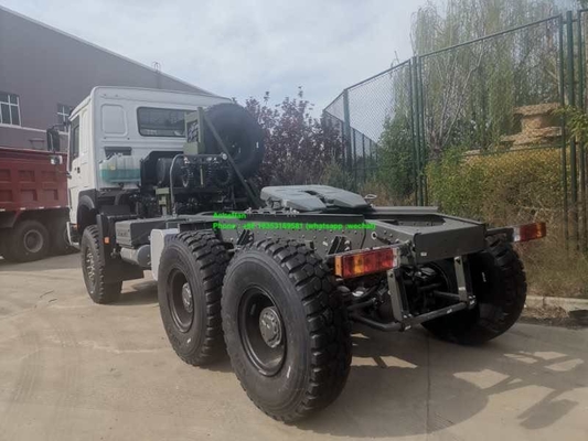 Camion de tracteur du blanc 371hp 6x6 Howo 7 de la cheville ouvrière 90#