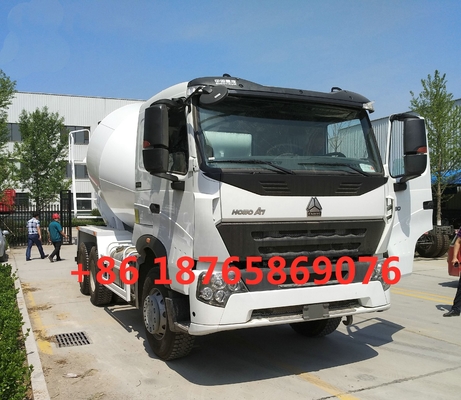 Camion blanc ZZ1257N4047P1 de mélangeur concret de HC16 Alex 380hp 10cbm