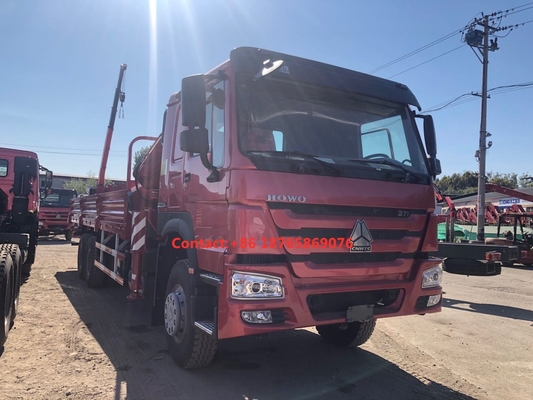 le camion lourd 12T de cargaison de 450hp 6*4 télescopant le boom a monté la grue