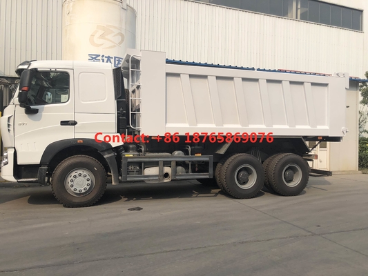 Camion à benne basculante résistant du gazole 450hp de la cabine HW76