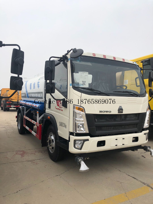 Camion de réservoir d'eau manuel de 10000L 4x2 avec Front Rear Sprinkler