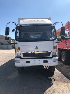 Howo 6 camions commerciaux de faible puissance avec la boîte fermée 3 tonnes