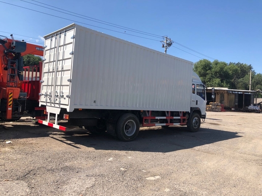 Howo 6 camions commerciaux de faible puissance avec la boîte fermée 3 tonnes