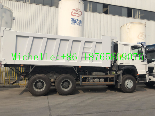 Camion à benne basculante résistant de WD615.69 336hp pour des chantiers de construction