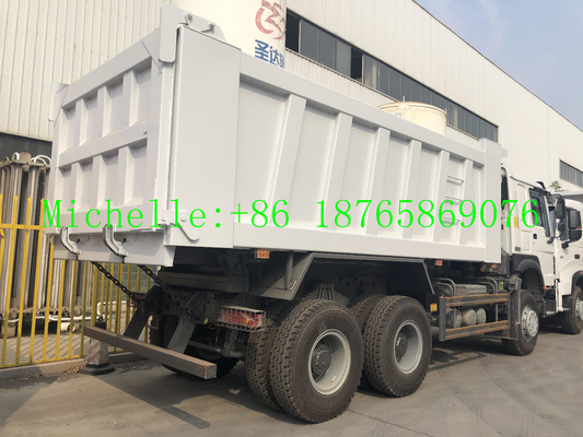 Camion à benne basculante résistant de WD615.69 336hp pour des chantiers de construction