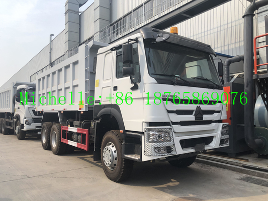 Camion à benne basculante résistant de WD615.69 336hp pour des chantiers de construction