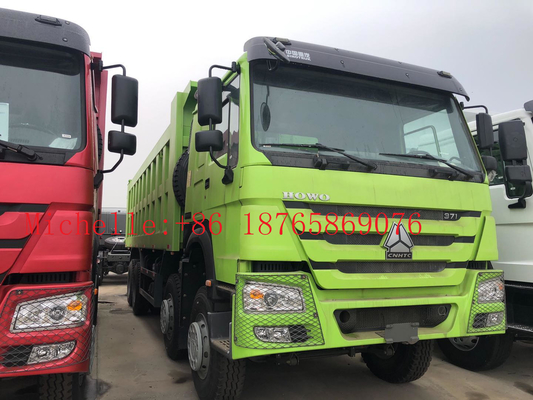 3 tonne 8*4 12 Wheeler Dump Truck For de l'axe 30cbm 45 2 passagers