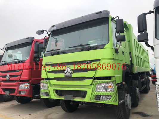3 tonne 8*4 12 Wheeler Dump Truck For de l'axe 30cbm 45 2 passagers
