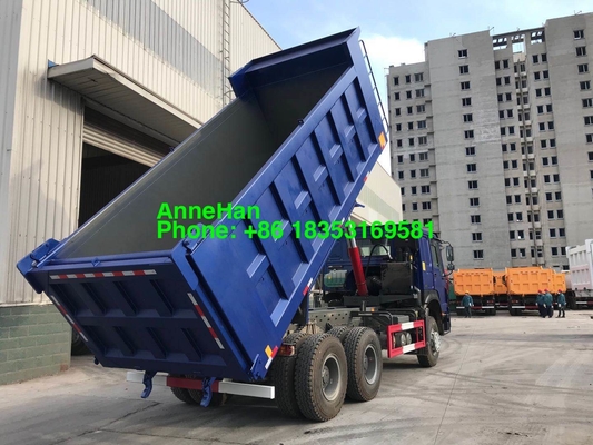 Camion à benne basculante résistant bleu de 20M3 40T LHD Front Lifting