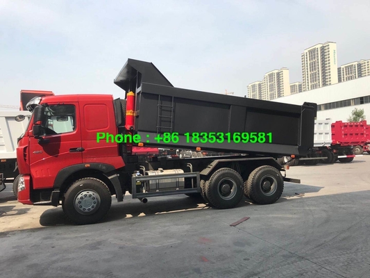 euro de 380hp LHD 4 10 roues Tipper Truck For Mining