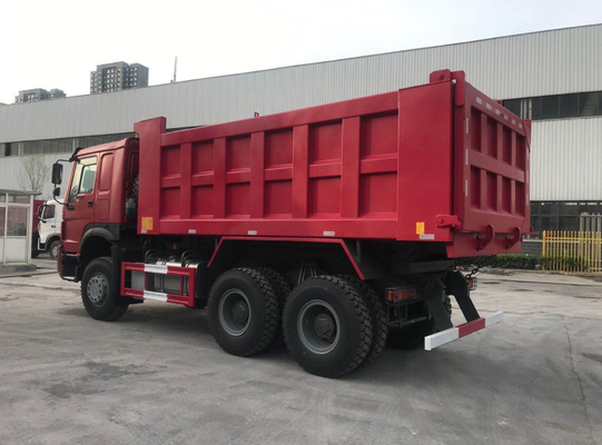 Howo rouge 7 roues 20M3 40T du camion à benne basculante de Sinotruk Howo 6x4 10
