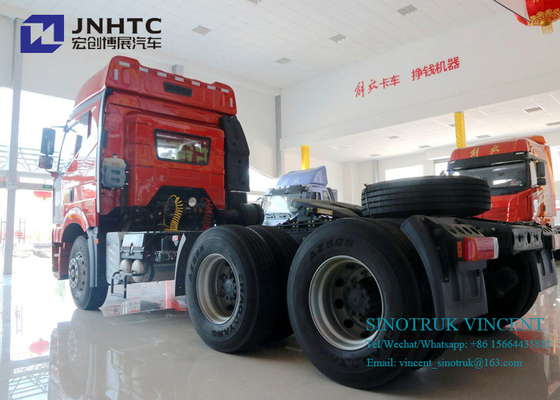 Euro du nouveau modèle J6P de Faw 2 roues de 350hp 6x4 10 avec le double camion de tracteur de soutes