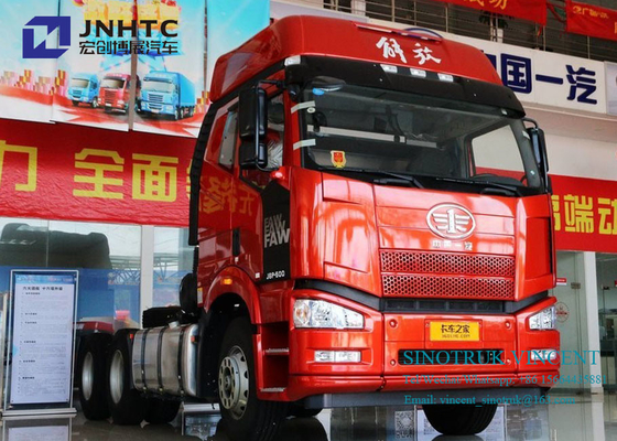 Euro du nouveau modèle J6P de Faw 2 roues de 350hp 6x4 10 avec le double camion de tracteur de soutes