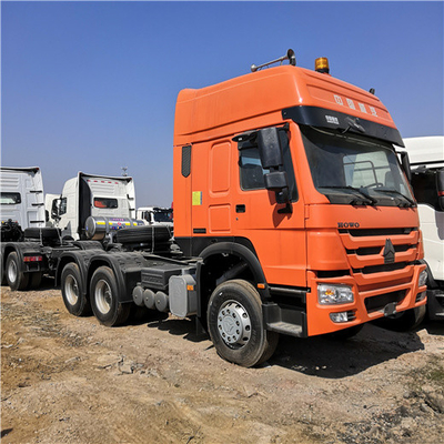 Camion principal ZZ4257V3241V de remorque orange de Howo Sinotruk 371