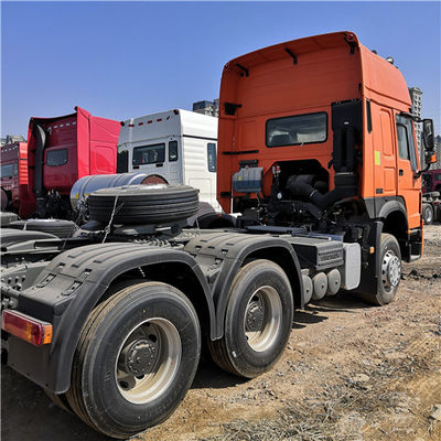 Camion principal ZZ4257V3241V de remorque orange de Howo Sinotruk 371