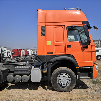 Camion principal ZZ4257V3241V de remorque orange de Howo Sinotruk 371