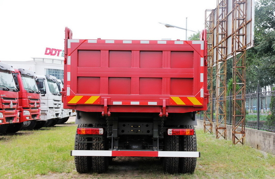 Camion à benne basculante résistant d'axes du yard trois de ZZ3317N3647B 12 pour la construction de routes