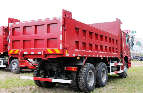 Camion à benne basculante résistant d'axes du yard trois de ZZ3317N3647B 12 pour la construction de routes