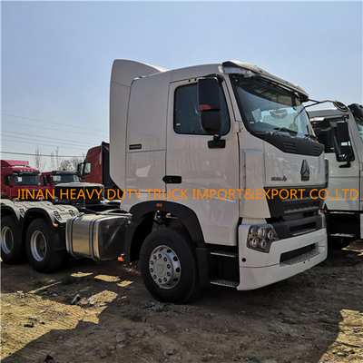Camion blanc de tracteur de Howo 6x4 de camion de moteur de Sinotruk A7 6x4