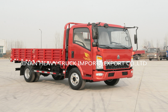 Lumière Mini Cargo Van Truck de Sinotruk HOWO 4x2 3 tonnes 5 tonnes 8 tonnes 10 tonnes
