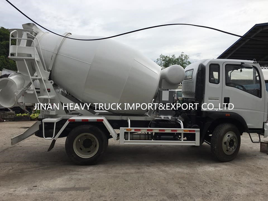 Mini Sinotruk 4 5 6m3 camions commerciaux de faible puissance Asphalt Concrete Mixing Truck