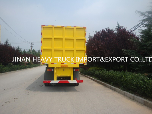 3 axes 40 remorques résistantes de mètre cube semi vident Tipper Trailers