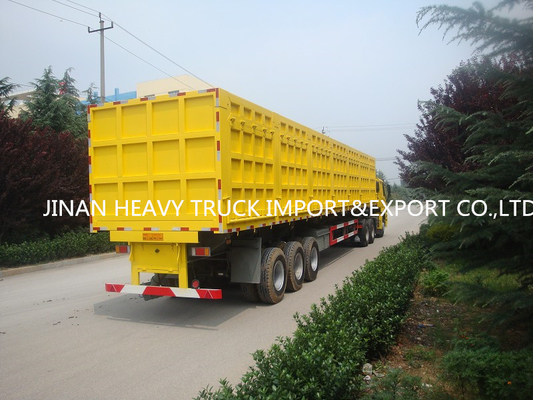 3 axes 40 remorques résistantes de mètre cube semi vident Tipper Trailers