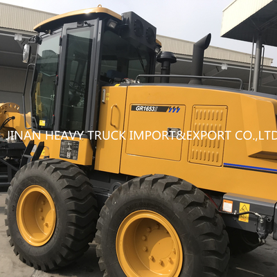 Route Asphalt Machine de GR165 142kw Tow Hydraulic Compact Motor Grader