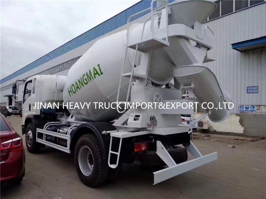 Le message publicitaire de faible puissance de HOWO 3cbm 5M3 troque l'individu 4x2 chargeant le camion de mélangeur concret