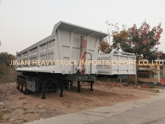 Sinotruk trois Axle Front remorques résistantes de 50 tonnes semi pour le transport de sable