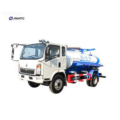 Camion de faible puissance 4cbm de HOWO 4X2 1000 gallons d'eaux d'égout de nettoyage d'aspiration