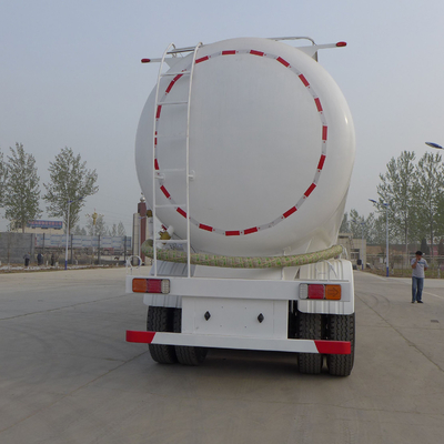 De ciment de poudre de la remorque 3 des axes 30cbm 50cbm de carburant de bateau-citerne remorque en vrac en aluminium semi