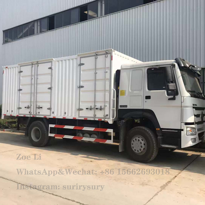 Camion lourd de faible puissance Lorry Van Goods de boîte du camion 290HP de la cargaison 4x2 de Sinotruk HOWO