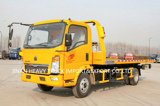 SINOTRUK LHD à plat Tow Truck Wrecker 8 tonnes de 90km/H