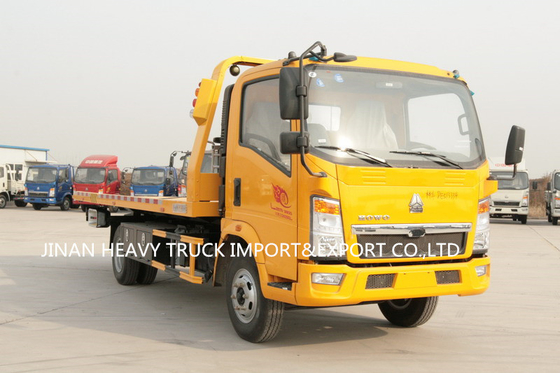 Roues à plat de faible puissance du camion de naufrageur de SINOTRUK HOWO 4x2 6