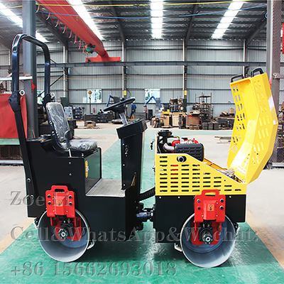 Compacteur de rouleau de route de machines de construction de 6 Ton Hydraulic Vibrator Single Drum