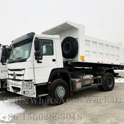 Sinotruk HOWO Euro 2 à gauche conduite 6x4 371 chevaux camion à décharge blanc camion à décharge camion cargo