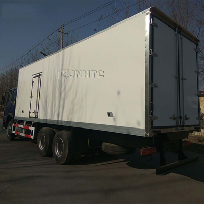 2 axes Sino Howo 10 roues 20 tonnes 30 cubic 6x4 réfrigérateur conteneur de réfrigération camion congélateur