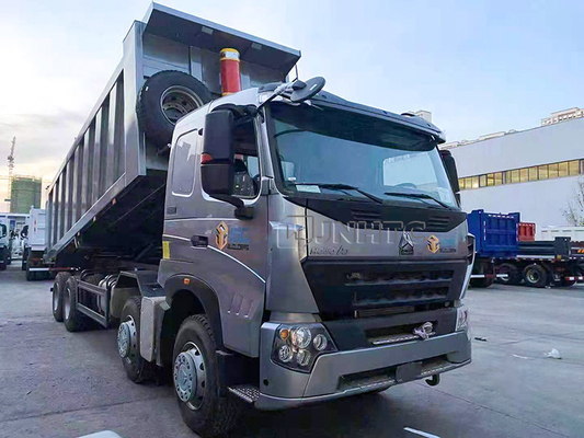 Roues de Sinotruk HOWO A7 Tipper Dump Truck 8x4 12 40 tonnes
