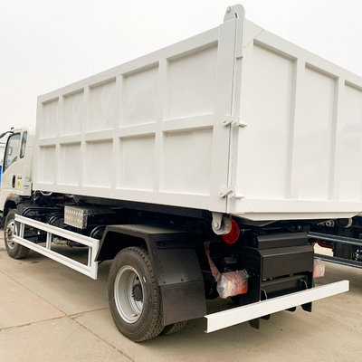 Camion hydraulique 4x2 de faible puissance 14cbm Euro2 de compacteur de déchets de petit pain de bras de crochet